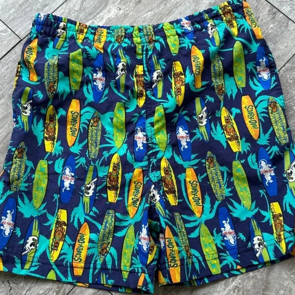 Vintage Scooby Doo Swim Trunks Size 8 Vintage